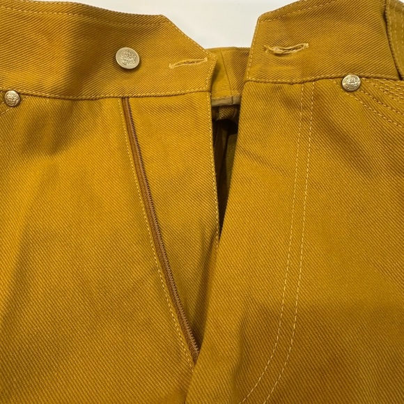 Versace Men's Vintage Gold Jeans. 5 Pocket Medusa Studs Size 48 31x41 - Picture 6 of 14